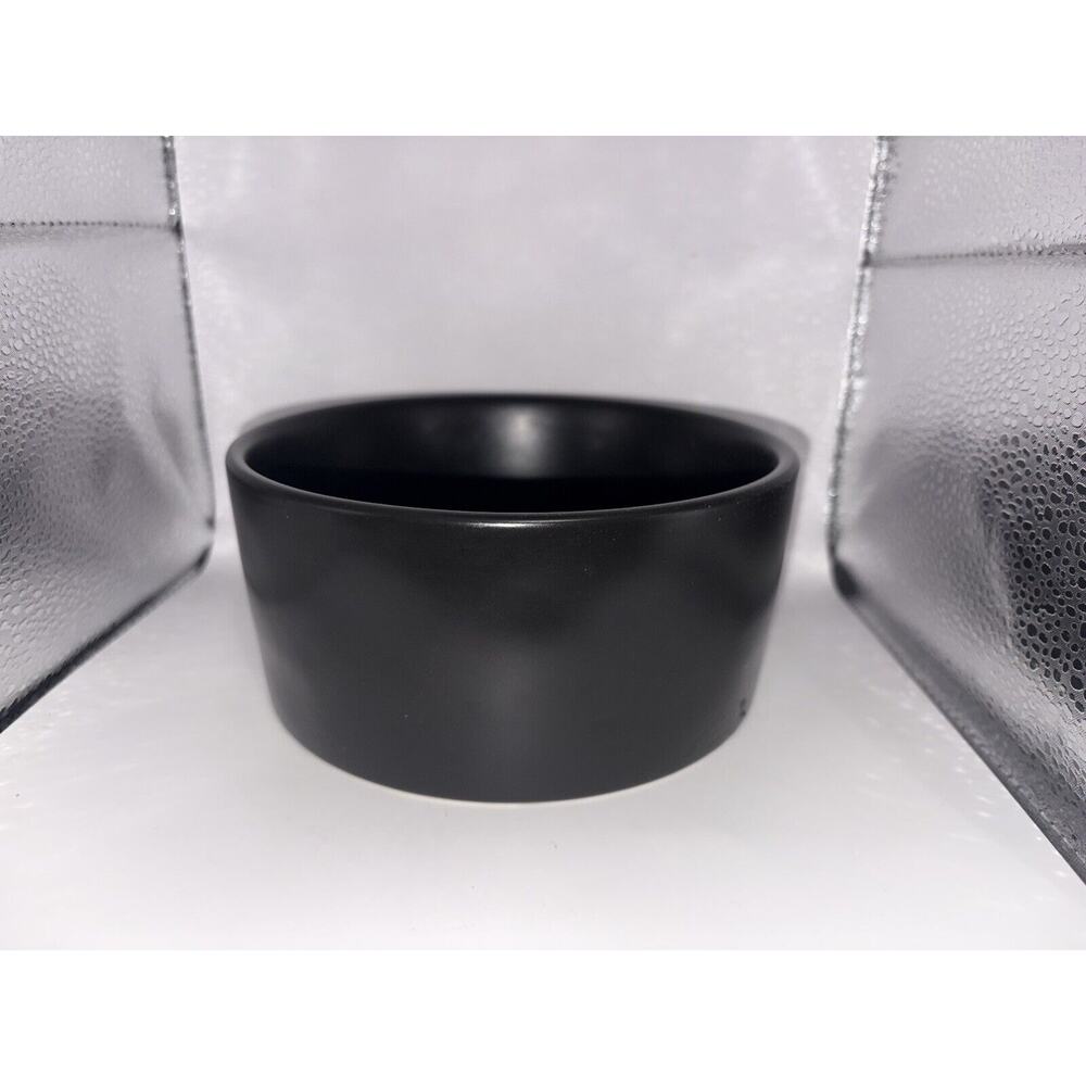 Rae Dunn TREAT Black Orange Pet Dog Food Water Bowl Dish Replacement - Picture 3 of 4